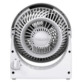 533 7.3 in. Small Whole Room Air Circulator Desk Fan in White